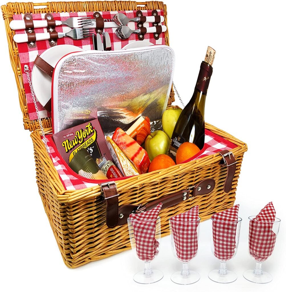 Nature Gear Upgraded Picnic Basket